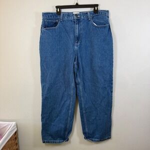 Rhythm Mens Blue Denim Jeans Size 36 Relaxed Fit Classic Style